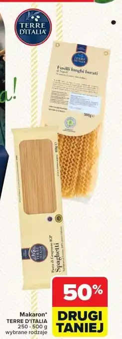 Carrefour Makaron TERRE D'ITALIA 250-500g oferta
