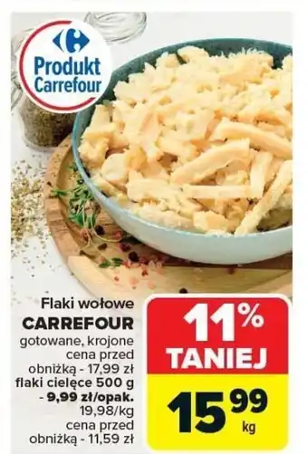 Carrefour Market Flaki wołowe CARREFOUR oferta