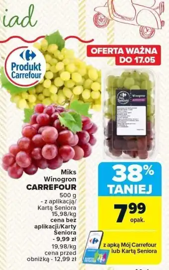 Carrefour Miks winogron CARREFOUR 500g oferta