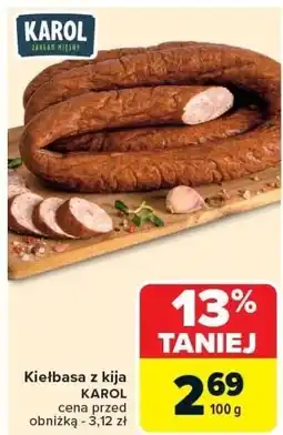 Carrefour Market Kiełbasa z kija KAROL 100g oferta