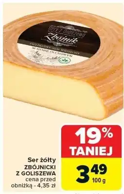 Carrefour Market Ser żółty ZBÓJNICKI z GOLISZEWA 100g Zbójnicki oferta