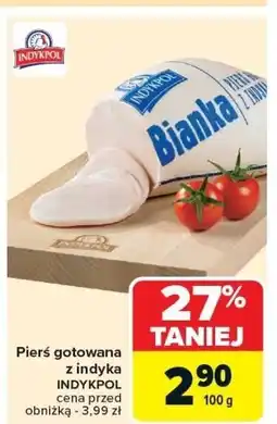 Carrefour Market Pierś gotowana z indyka INDYKPOL 100g oferta