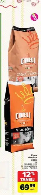 Carrefour Kawa ziarnista 1kg Coeli oferta