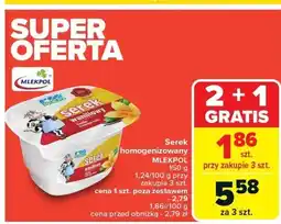 Carrefour Market Serek homogenizowany waniliowy MLEKPOL 150g oferta