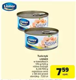 Carrefour Market Tuńczyk LISNER 170g oferta