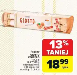 Carrefour Praliny Giotto 154.8g Ferrero oferta