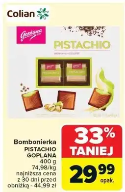 Carrefour Market Bombonierka PISTACHIO GOPLANA 400g oferta