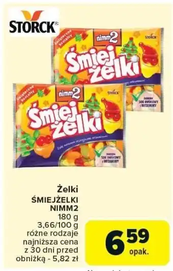 Carrefour Market Żelki ŚMIEJŻELKI NIMM2 180g oferta
