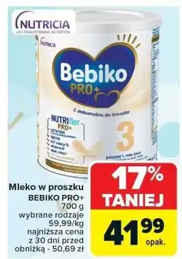 Carrefour Market Mleko w proszku BEBIKO PRO+ 700g oferta