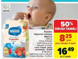 Carrefour Market Kaszka mleczno-ryżowa NESTLÉ truskawka 230g oferta