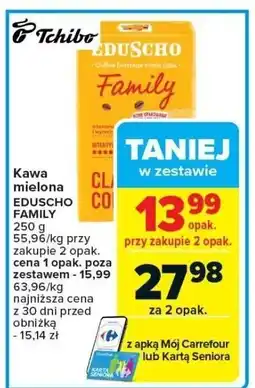 Carrefour Market Kawa mielona EDUSCHO FAMILY 250g oferta