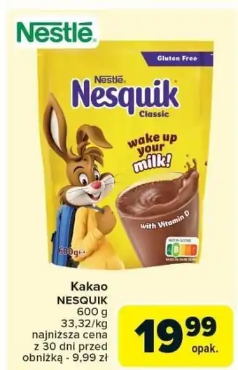 Carrefour Market Kakao NESQUIK 600g Nestle oferta