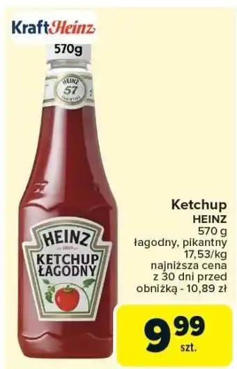 Carrefour Market Ketchup HEINZ 570g oferta