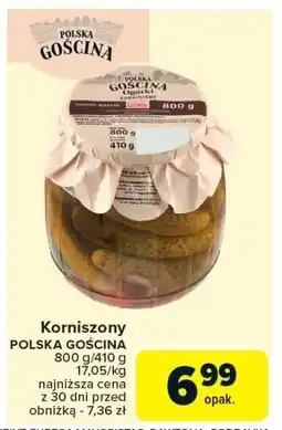 Carrefour Market Korniszony POLSKA GOŚCINA 800g Polska Gościna oferta