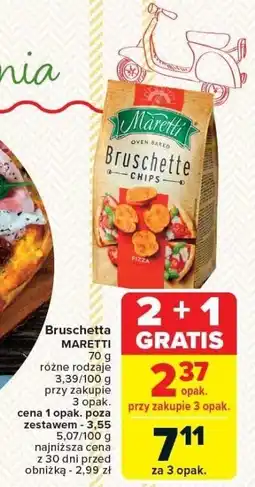 Carrefour Market Bruschetta Maretti 70 g oferta