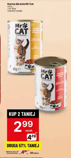 Delikatesy Centrum Karma dla kota Mr Cat oferta