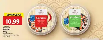 Lidl Paluszki surimi Vitasia oferta