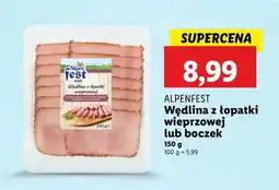 Lidl Wędlina Alpenfest oferta