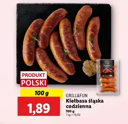 Lidl Kiełbasa Grill&Fun oferta