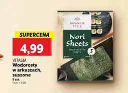 Lidl Wodorosty nori Vitasia oferta