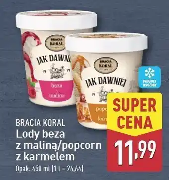 ALDI Lody beza i malina Bracia koral lody jak dawniej oferta