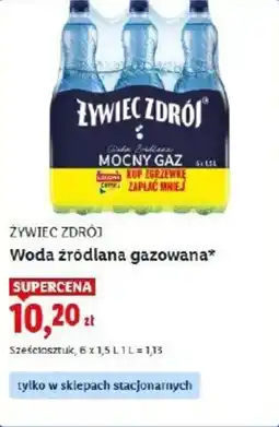 Lidl Woda źródlana gazowana oferta