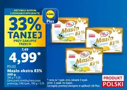 Lidl Masło ekstra 83% oferta