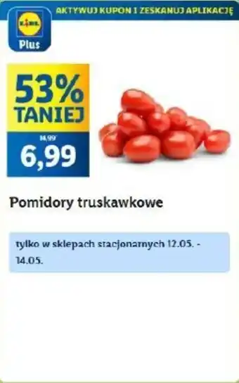 Lidl Pomidory truskawkowe oferta