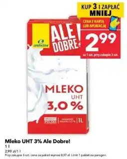 Lewiatan Mleko UHT 3% Ale Dobre! oferta
