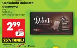 Delikatesy Centrum Czekolada Dolcetta deserowa oferta