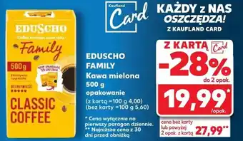 Kaufland EDUSCHO FAMILY Kawa mielona oferta