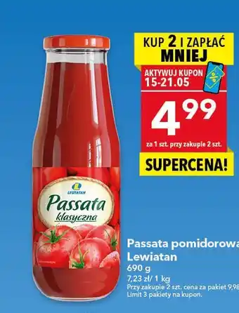 Lewiatan Passata pomidorowa Lewiatan 690g oferta