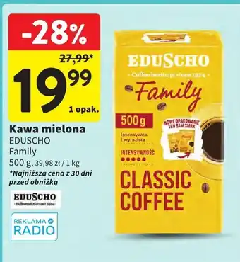 Intermarche Kawa mielona Eduscho Family 500g oferta