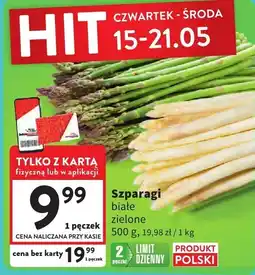 Intermarche Szparagi białe zielone 500g Intermarche oferta