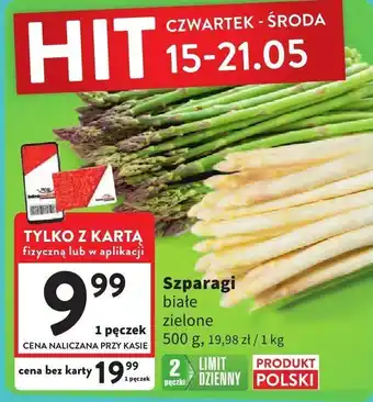 Intermarche Szparagi białe zielone 500g Intermarche oferta