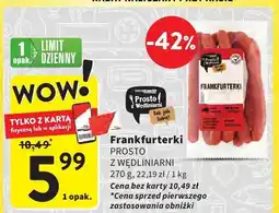 Intermarche Frankfurterki Prosto z Wędlinarni 270g oferta