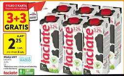 Intermarche Mleko UHT Łaciate 3,2% 1l oferta