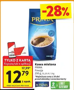 Intermarche Kawa mielona PRIMA Finezja 250g oferta