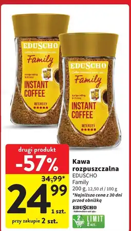 Intermarche Kawa rozpuszczalna EDUSCHO Family 200g oferta