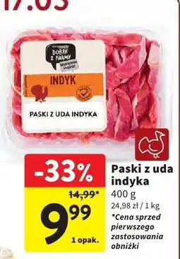 Intermarche Paski z uda indyka Intermarche oferta
