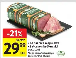 Intermarche Konserwa wojskowa Salceson królewski LUKULLUS oferta