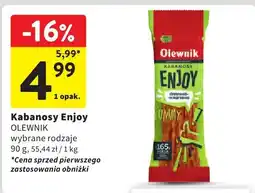 Intermarche Kabanosy Enjoy OLEWNIK oferta