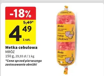 Intermarche Metka cebulowa MRÓZ oferta
