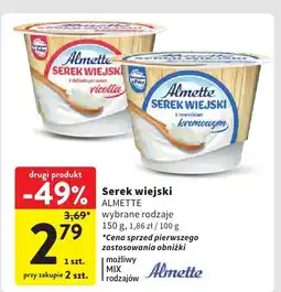 Intermarche Serek wiejski Almette 150g oferta