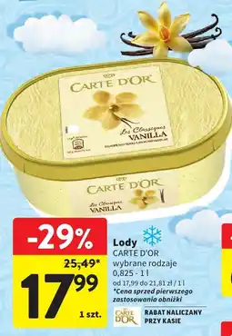 Intermarche Lody carte d'or 0,825-1l oferta