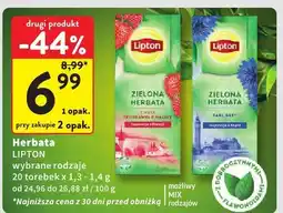 Intermarche Herbata LIPTON 20 torebek oferta
