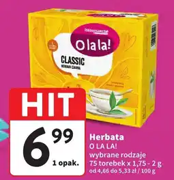 Intermarche Herbata O LA LA! 75 torebek oferta