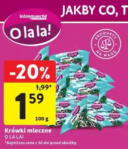 Intermarche Krówki mleczne O LA LA! 100g oferta