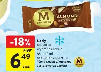 Intermarche Lody magnum 85-110ml oferta