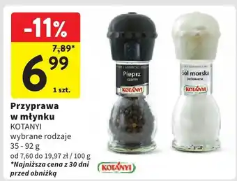 Intermarche Przyprawa w młynku KOTANYI 35-92 g oferta